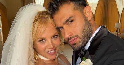 Britney Spears - Paris Hilton - Sam Asghari - Britney Spears 'suffered panic attack' right before dramatic wedding to Sam Asghari - ok.co.uk
