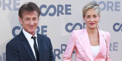 Sean Penn Gets Support from Sharon Stone & More Stars at CORE Gala - www.justjared.com - Los Angeles - Ukraine - Russia - city Sharon, county Stone - county Stone