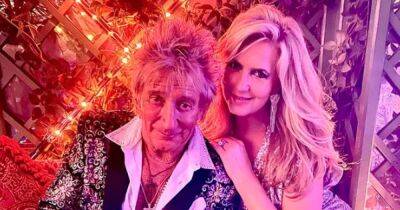 Rod Stewart and Penny Lancaster celebrate 15-year anniversary with swanky dinner - www.dailyrecord.co.uk - USA