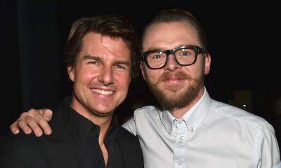 Simon Pegg Clarifies His Comments About Tom Cruise Refusing to Accept Responsibility for Mistakes - www.justjared.com