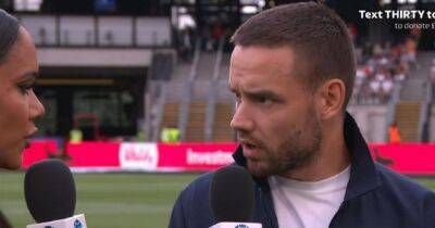 ITV Soccer Aid viewers rush to comment on Liam Payne's accent as he's interviewed after famous Will Smith Oscars chat - www.manchestereveningnews.co.uk - Britain - county Rock