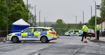 Forensics tent at scene of 'unexplained' death as cops lock down street in Bishopbriggs - www.dailyrecord.co.uk - Scotland