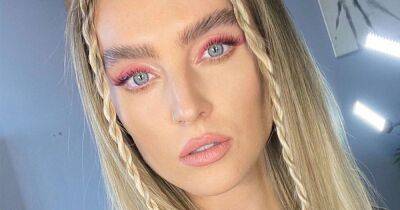 Perrie Edward's new extra-long mermaid hair and lengthy lashes are summer inspo - www.ok.co.uk