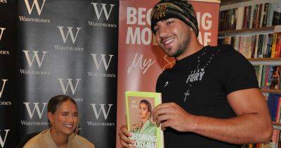 Molly-Mae Hague supported by doting boyfriend Tommy Fury at book signing - www.ok.co.uk - Manchester - Hague