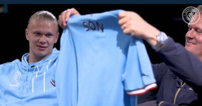 Sergio Aguero - Ruben Dias - Player meetings and dad's gift - four things spotted from Erling Haaland's Man City transfer unveiling - manchestereveningnews.co.uk - Manchester - Norway - Germany