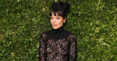 Lily Allen - Mary Jane - Penelope Cruz - Karl Lagerfeld - Chanel - Lily Allen wears show-stopping sheer blouse to Chanel dinner - msn.com - France - New York
