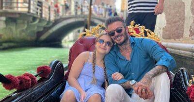 David Beckham 'makes memories' with daughter Harper on Venice trip – from gondola to theatre trip - www.ok.co.uk - county Harper
