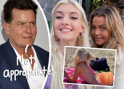 Charlie Sheen FURIOUS His Teen Daughter Joined OnlyFans -- And Blames Ex Denise Richards! - perezhilton.com