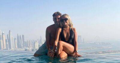 Lucy Fallon - Ryan Ledson - Inside Lucy Fallon's Dubai dreamy getaway with boyfriend as they cuddle in pool snap - ok.co.uk - USA - Dubai
