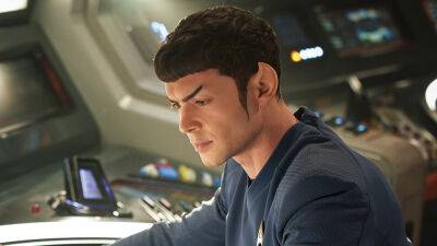 Ethan Peck Shaved His Eyebrows to Play Spock on ‘Star Trek: Strange New Worlds’ - variety.com