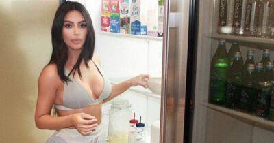 Kim Kardashian - Kim Kardashian West - Tiktok - Inside Kim Kardashian's huge walk-in fridge as fans brand her 'wasteful' - ok.co.uk