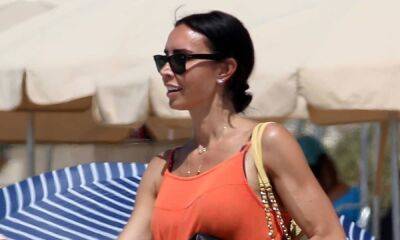 Frank Lampard - Christine Lampard - Melissa Odabash - Christine Bleakley - Elen Rivas - Christine Lampard stuns in orange summer dress during Spanish holiday with children and husband Frank - hellomagazine.com - Spain