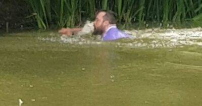 'Amazing hero' left devastated after jumping into fishing lake to save a goose - manchestereveningnews.co.uk - Canada