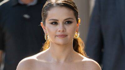 Selena Gomez - Sam Asghari - Steve Martin - Tiktok - Selena Gomez's Off-the-Shoulder Dress Is Perfect for Summer Wedding Season - glamour.com