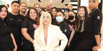 Lady Gaga Celebrates The Relaunch Of Haus Labs Beauty Brand at Sephora - justjared.com - Los Angeles - city Westfield - city Century