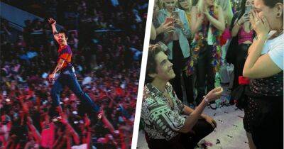Harry Styles fans got engaged at his Manchester gig - and the reaction has gone viral - www.manchestereveningnews.co.uk - France - Manchester