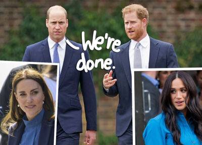 Meghan Markle - Kate Middleton - Oprah Winfrey - Williams - Prince William's Friends Don't Think There's ANY Hope For His Relationship With Prince Harry -- Here's Why! - perezhilton.com