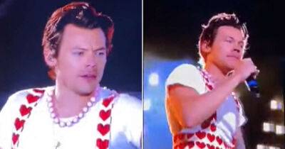 Harry Styles 'completely overwhelmed' by epic Wembley show: 'I'm so grateful' - www.msn.com - Britain - Scotland - USA - Manchester - county Love