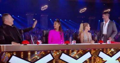 BGT's Simon Cowell threatens to storm off after David Walliams tells him to 'go home' - www.ok.co.uk - Britain - Sancho