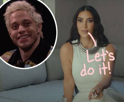 Kim Kardashian Really Wanted To F**k Pete Davidson After SNL -- And Teases She's Having The BEST Sex Of Her Life! - perezhilton.com