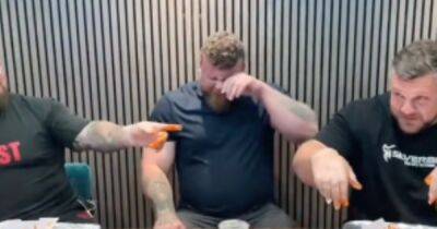 Tiktok - World's Strongest Man Tom Stoltman reduced to tears by hottest chilli on planet in hilarious food challenge - dailyrecord.co.uk - Scotland - London
