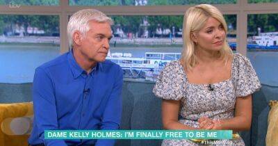 Holly Willoughby - Phillip Schofield - Kelly Holmes - Phillip Schofield and Holly Willoughby choke back tears in emotional Kelly Holmes interview - ok.co.uk