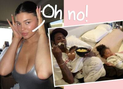 Stormi Webster - Travis Scott - Wolf Webster - Did Kylie Jenner Just Accidentally Reveal Her Son's Name?? - perezhilton.com