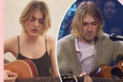 Kurt Cobain - Kurt Cobain's Daughter Frances Bean Posts About Feeling 'Deeply Wounded' & 'Lost' On Father's Day - perezhilton.com - France