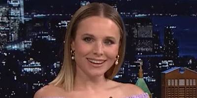 Jimmy Fallon - Kristen Bell Hints At Some Exciting News About 'Frozen 3' on 'The Tonight Show' - justjared.com