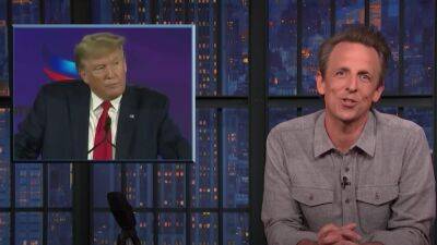 Trump - Seth Meyers - Donald Trump - Seth Meyers Ridicules Trump’s Coyness About 2024 Run: ‘Like He’s Threatening to Streak Across the Quad After a Frat Party’ (Video) - thewrap.com