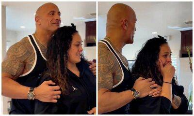 Dwayne Johnson - Emotional moment: Dwayne Johnson surprises his cousin with a new home, after gifting one to his mom - us.hola.com