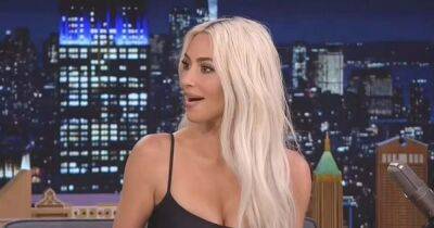 Kim Kardashian - Jimmy Fallon - Kim Kardashian West - Tracy Romulus - Kim Kardashian tells sons Psalm and Saint off during TV interview: 'don't mess this up!' - ok.co.uk