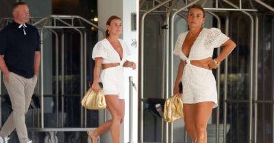 Coleen Rooney - Rebekah Vardy - Cass - Coleen Rooney and husband Wayne show off glowing tans in Ibiza after Rebekah Vardy trial - msn.com - Dubai