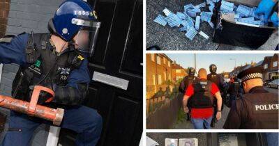 Police arrest six people and seize 'significant amount of cash' following drug raids in Wigan - manchestereveningnews.co.uk - Manchester