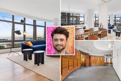Daniel Radcliffe - Hudson River - Amy Poehler - Oliver Stone - Mike Myers - Will Arnett - Daniel Radcliffe’s ex-West Village apartment hits market for $5.6M - nypost.com - New York