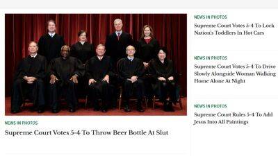 The Onion Savagely Mocks Supreme Court Roe v. Wade Ruling With Homepage Takeover - variety.com