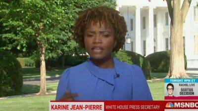 White House Press Secretary Karine Jean-Pierre Blasts Clarence Thomas’ Abortion-Ruling Take: ‘It Is Chilling’ - thewrap.com - Texas - state Connecticut