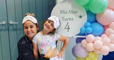 Jacqueline Jossa throws incredible birthday party for daughter Mia with bouncy castle - www.ok.co.uk