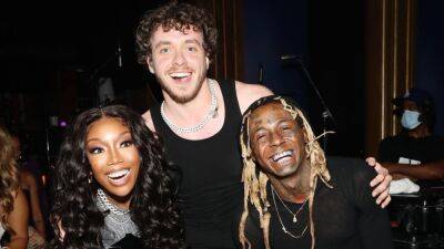 Kendrick Lamar - Lil Wayne - Jack Harlow - Bet Awards - Jack Harlow Brings Out Brandy and Lil Wayne During Debut Performance at 2022 BET Awards - etonline.com