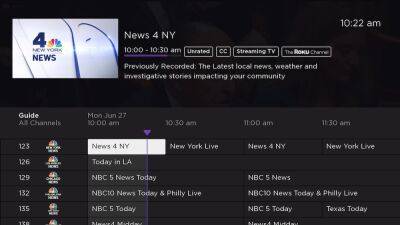Roku Channel Teams With NBCUniversal to Bring Local News to Streaming Viewers - thewrap.com - New York - Los Angeles - USA - Chicago - Florida - county Dallas - state Connecticut - Washington, area District Of Columbia - Columbia - Philadelphia - county Worth - city Fort Worth - Hartford, state Connecticut - Hartford