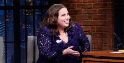 Seth Meyers - Monica Lewinsky - Beanie Feldstein Reveals She & Fiancee Bonnie Chance Roberts Have Been Engaged Since Last Year - Watch! - justjared.com - USA - county Story