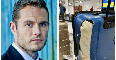 Lorraine Kelly - River City star Jordan Young blasts TUI after luggage damaged like it was thrown to 'great white shark' - dailyrecord.co.uk - Scotland - Jordan - city River