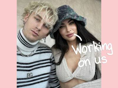 Megan Fox - Megan Fox & Machine Gun Kelly Have 'Done Every Form Of Therapy That Exists' Following His Near Suicide Attempt - perezhilton.com