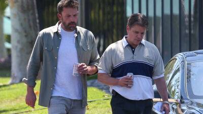 Matt Damon - Michael Jordan - Phil Knight - Sonny Vaccaro - Matt Damon, Ben Affleck reunite on set of upcoming Nike film - foxnews.com - Los Angeles - Jordan