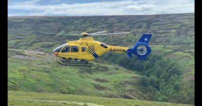 Casualty airlifted to hospital after 'serious collision' which closed Snake Pass for hours - manchestereveningnews.co.uk - Manchester