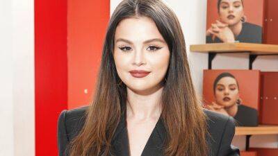 Selena Gomez - Selena Gomez’s Blazer Dress Comes With a Sheer-Lace Twist - glamour.com