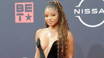 Halle Bailey Shares BTS Look at 'The Color Purple' as She Wraps Filming - www.etonline.com