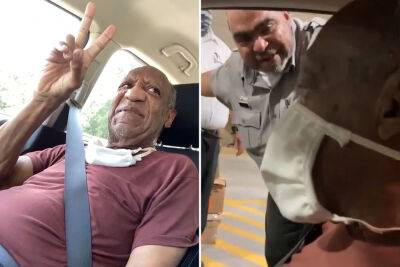 Bill Cosby - Judy Huth - New video shows Bill Cosby moments after his 2021 prison release - nypost.com - California - Pennsylvania