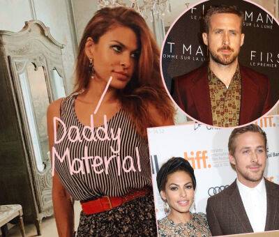 Eva Mendes & Ryan Gosling Kick Gender Roles To The Curb When It Comes To Parenting! - perezhilton.com