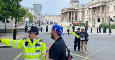 Suspicious package found at Trafalgar Square hours before Platinum Jubilee party at Buckingham Palace - ok.co.uk - London